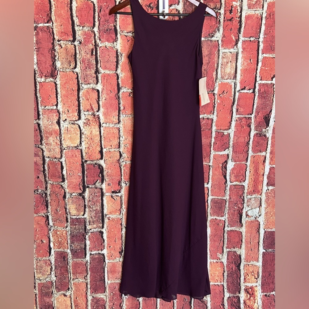 Alynn Paige Plum Sleeveless Dress Size 7/8 new with tags